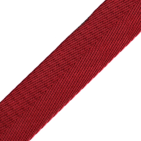 Gurtband Dunkelrot– 25 mm